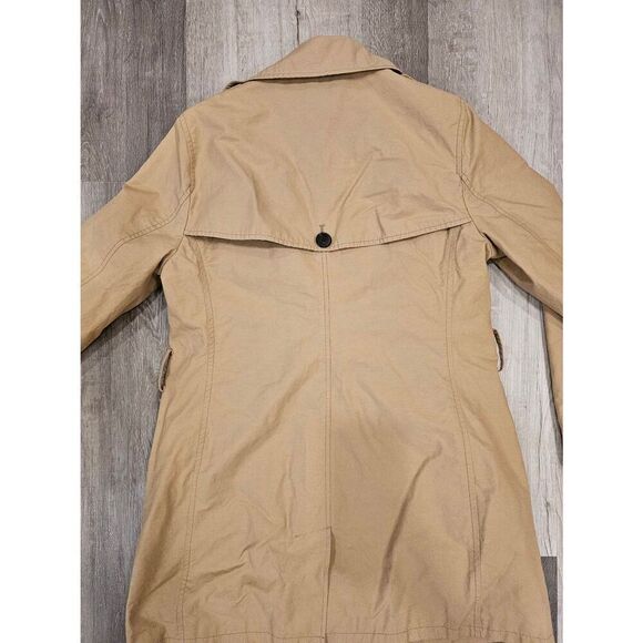 Old Navy Trench Coat Size Medium Tan - Picture 3 of 13